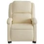Sillón de masaje eléctrico reclinable elevable tela crema de , Sillones - Ref: Foro24-3204209, Precio: 341,86 €, Descuento: %