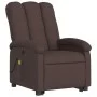 Sillón masaje eléctrico reclinable elevable tela marrón oscuro de , Sillones - Ref: Foro24-3204133, Precio: 351,52 €, Descuen...