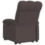 Sillón masaje eléctrico reclinable elevable tela marrón oscuro de , Sillones - Ref: Foro24-3204133, Precio: 351,52 €, Descuen...