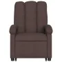 Sillón masaje eléctrico reclinable elevable tela marrón oscuro de , Sillones - Ref: Foro24-3204133, Precio: 351,52 €, Descuen...