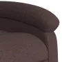 Sillón masaje eléctrico reclinable elevable tela marrón oscuro de , Sillones - Ref: Foro24-3204133, Precio: 351,52 €, Descuen...