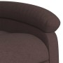 Sillón masaje eléctrico reclinable elevable tela marrón oscuro de , Sillones - Ref: Foro24-3204133, Precio: 341,27 €, Descuen...
