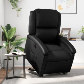 Black Faux Leather Power Lift Recliner by , Armchairs - Ref: Foro24-3204240, Price: 340,13 €, Discount: %