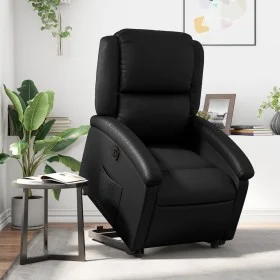 Black Faux Leather Power Lift Recliner by , Armchairs - Ref: Foro24-3204240, Price: 331,48 €, Discount: %
