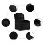 Schwarzer Power-Lift-Liegestuhl aus Kunstleder von , Sessel - Ref: Foro24-3204240, Preis: 320,71 €, Rabatt: %