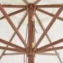 Außen-Sonnenschirm mit weißem Holzstock in Sandfarbe, 350 cm. von vidaXL, Sonnenschirme - Ref: Foro24-44527, Preis: 111,30 €,...