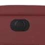 Sillón reclinable eléctrico de cuero sintético rojo tinto de , Sillones - Ref: Foro24-3204420, Precio: 285,25 €, Descuento: %