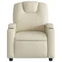 Cremefarbener Power-Liegestuhl aus Kunstleder von , Sessel - Ref: Foro24-3204417, Preis: 268,18 €, Rabatt: %