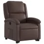 Hochklappbarer Liegesessel aus braunem Kunstleder von , Sessel - Ref: Foro24-3204228, Preis: 294,83 €, Rabatt: %