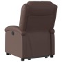 Hochklappbarer Liegesessel aus braunem Kunstleder von , Sessel - Ref: Foro24-3204228, Preis: 279,56 €, Rabatt: %