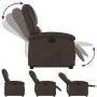 Hochklappbarer Liegesessel aus braunem Kunstleder von , Sessel - Ref: Foro24-3204228, Preis: 294,83 €, Rabatt: %