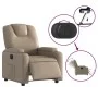 Cappuccino Faux Leather Power Recliner by , Armchairs - Ref: Foro24-3204422, Price: 266,16 €, Discount: %