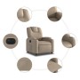 Cappuccino Faux Leather Power Recliner by , Armchairs - Ref: Foro24-3204422, Price: 256,80 €, Discount: %