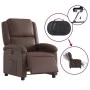 Sillón reclinable eléctrico de cuero sintético marrón de , Sillones - Ref: Foro24-3204214, Precio: 260,25 €, Descuento: %