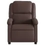 Sillón reclinable eléctrico de cuero sintético marrón de , Sillones - Ref: Foro24-3204214, Precio: 260,25 €, Descuento: %