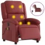 Red Artificial Leather Reclining Massage Chair by , Armchairs - Ref: Foro24-3204223, Price: 264,42 €, Discount: %