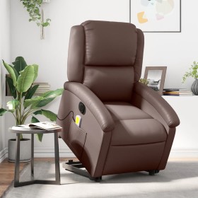 Elektrischer Massagesessel aus braunem Kunstleder von , Sessel - Ref: Foro24-3204249, Preis: 336,61 €, Rabatt: %