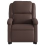 Sillón de masaje elevable eléctrico cuero sintético marrón de , Sillones - Ref: Foro24-3204249, Precio: 336,71 €, Descuento: %
