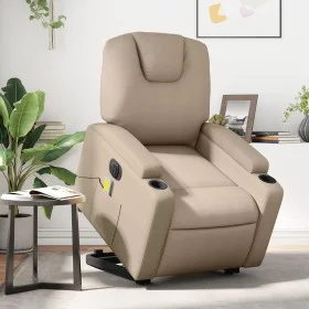 Cappuccino-Elektro-Massagesessel aus Kunstleder von , Sessel - Ref: Foro24-3204457, Preis: 390,95 €, Rabatt: %