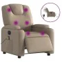 Cappuccino Synthetic Leather Electric Massage Recliner by , Armchairs - Ref: Foro24-3204429, Price: 303,84 €, Discount: %