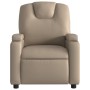 Sillón reclinable de masaje eléctrico cuero sintético capuchino de , Sillones - Ref: Foro24-3204429, Precio: 303,77 €, Descue...