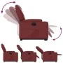 Red artificial leather liftable recliner armchair by , Armchairs - Ref: Foro24-3204434, Price: 313,17 €, Discount: %