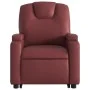 Red artificial leather liftable recliner armchair by , Armchairs - Ref: Foro24-3204434, Price: 313,17 €, Discount: %