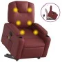 Roter Fußmassage-Liegestuhl aus Kunstleder von , Sessel - Ref: Foro24-3204441, Preis: 334,02 €, Rabatt: %