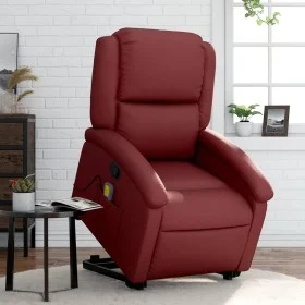 Roter Fußmassage-Liegestuhl aus Kunstleder von , Sessel - Ref: Foro24-3204237, Preis: 297,45 €, Rabatt: %