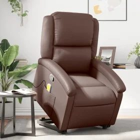 Brauner Fußmassagesessel aus Kunstleder von , Sessel - Ref: Foro24-3204235, Preis: 313,22 €, Rabatt: %