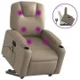 Cappuccino-Fußmassagesessel aus Kunstleder von , Sessel - Ref: Foro24-3204443, Preis: 348,88 €, Rabatt: %