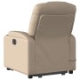 Cappuccino artificial leather foot massage recliner by , Armchairs - Ref: Foro24-3204443, Price: 323,54 €, Discount: %