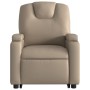 Cappuccino artificial leather foot massage recliner by , Armchairs - Ref: Foro24-3204443, Price: 323,54 €, Discount: %
