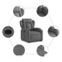 Hebbarer Liegesessel aus dunkelgrauem Stoff von , Sessel - Ref: Foro24-3204483, Preis: 274,38 €, Rabatt: %