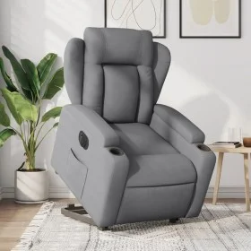 Light Gray Fabric Electric Liftable Recliner Chair by , Armchairs - Ref: Foro24-3204506, Price: 388,83 €, Discount: %