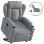Light Gray Fabric Electric Liftable Recliner Chair by , Armchairs - Ref: Foro24-3204506, Price: 388,83 €, Discount: %