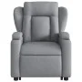Light Gray Fabric Electric Liftable Recliner Chair by , Armchairs - Ref: Foro24-3204506, Price: 388,83 €, Discount: %