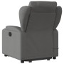 Sillón de masaje eléctrico reclinable elevable tela gris oscuro de , Sillones - Ref: Foro24-3204519, Precio: 344,16 €, Descue...