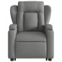 Sillón de masaje eléctrico reclinable elevable tela gris oscuro de , Sillones - Ref: Foro24-3204519, Precio: 344,16 €, Descue...