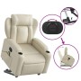 Cremefarbener Fußmassagesessel aus Kunstleder von , Sessel - Ref: Foro24-3204552, Preis: 328,27 €, Rabatt: %