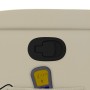 Cremefarbener Fußmassagesessel aus Kunstleder von , Sessel - Ref: Foro24-3204552, Preis: 328,27 €, Rabatt: %