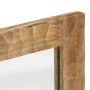 Espejo de baño madera maciza de acacia y vidrio 50x70x2,5 cm en Espejos | Comprar online en Foro24
