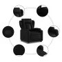 Hochklappbarer Sessel aus schwarzem Kunstleder von , Sessel - Ref: Foro24-3204544, Preis: 303,03 €, Rabatt: %