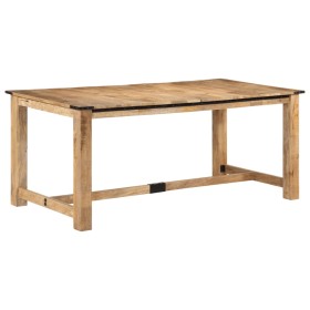 Mesa de comedor madera maciza de mango 180x90x75 cm en Mesas de cocina y de comedor | Comprar online en Foro24