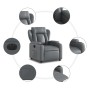 Grauer Power-Liegestuhl aus Kunstleder von , Sessel - Ref: Foro24-3204533, Preis: 250,53 €, Rabatt: %