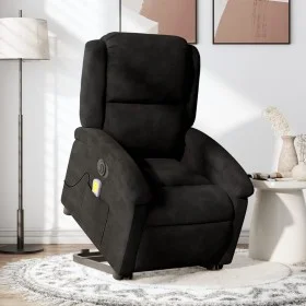 Verstellbarer Massagesessel aus schwarzem Samt von , Sessel - Ref: Foro24-3204339, Preis: 354,82 €, Rabatt: %