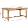 Mesa de comedor madera maciza de mango 180x90x75 cm en Mesas de cocina y de comedor | Comprar online en Foro24