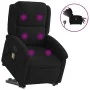 Sillón de masaje reclinable elevable terciopelo negro de , Sillones - Ref: Foro24-3204339, Precio: 354,54 €, Descuento: %