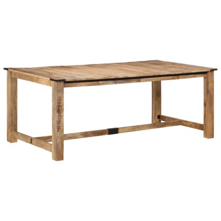 Mesa de comedor madera maciza de mango 200x100x75 cm en Mesas de cocina y de comedor | Comprar online en Foro24