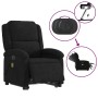 Black velvet liftable reclining massage chair by , Armchairs - Ref: Foro24-3204339, Price: 325,96 €, Discount: %